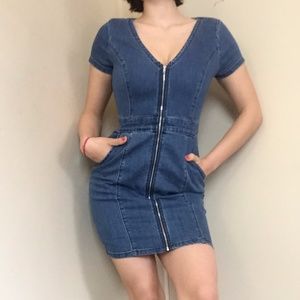 Blue denim Guess dress